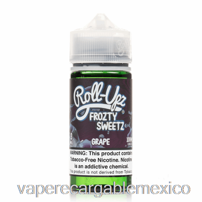 Vape Recargable Uva Hielo - Jugo Roll-upz E-líquido - 100ml 6mg